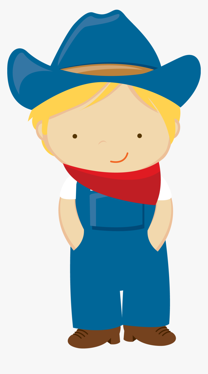 Cowboy Angels Png Clip Transparent - Cute Farmer Clipart, Png Download
