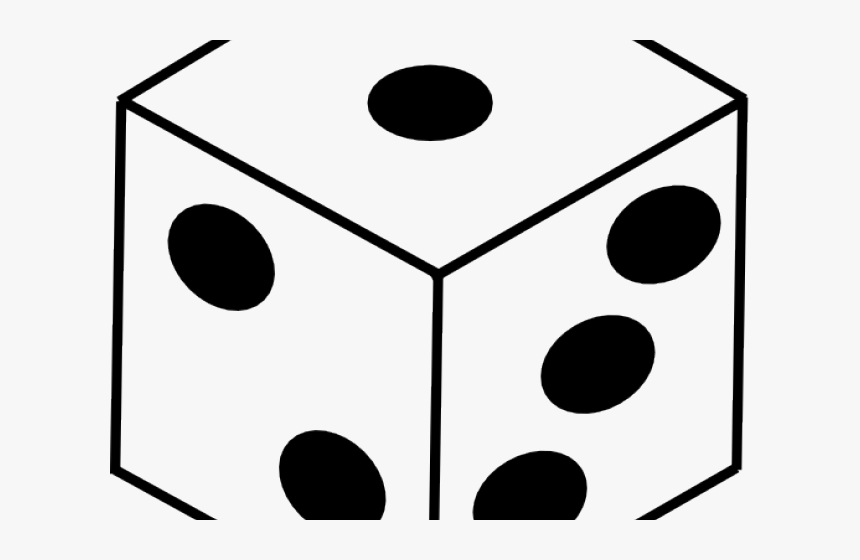 Dice Clipart Dadu - Draw A Hole In An Isometric Sketch, HD Png Download