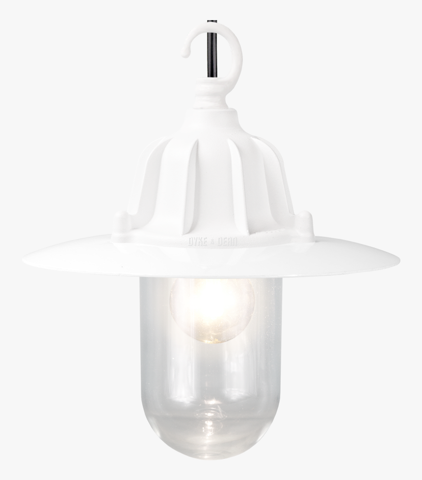 Cast Shade Lantern White Pendant - Ceiling Fixture, HD Png Download