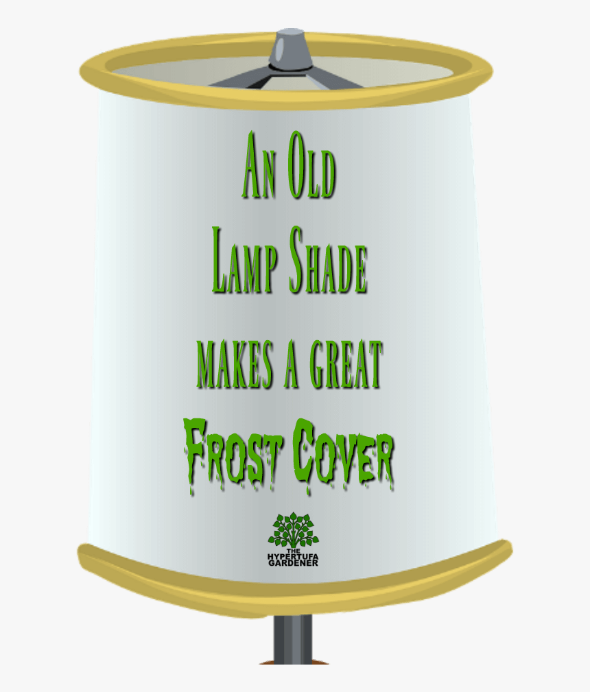 Great Garden Hints With An Old Lamp Shade - Child Care, HD Png Download
