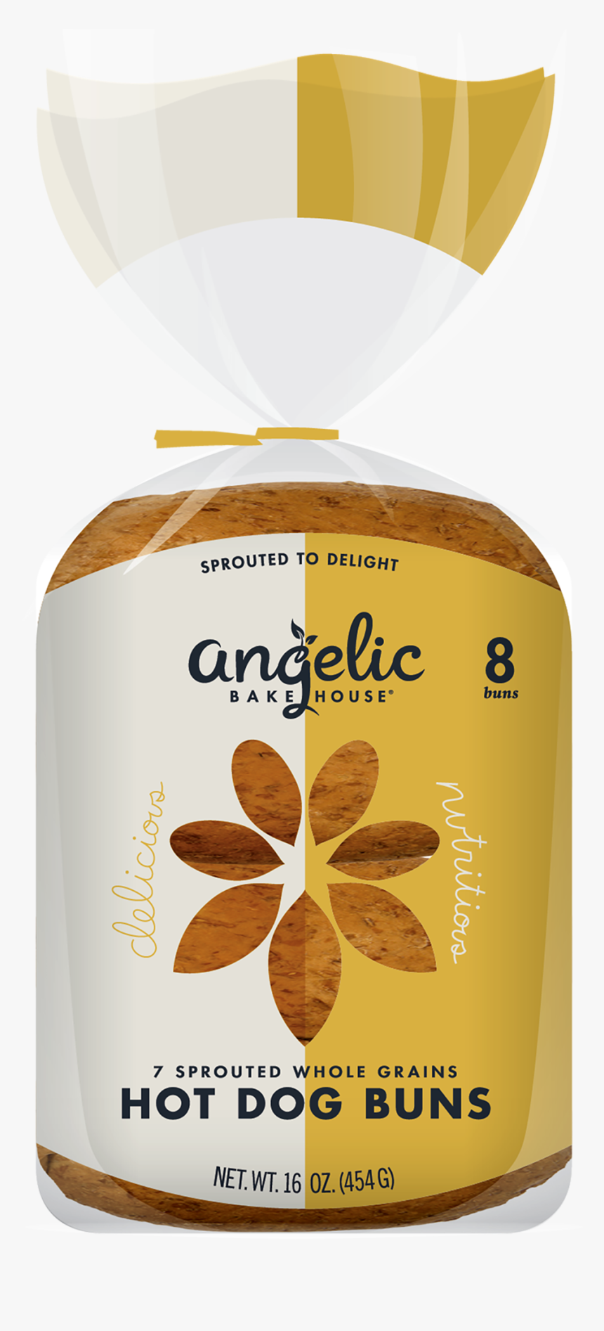 Angelic Bakehouse Sprouted 7 Grain Roll 3ct, HD Png Download