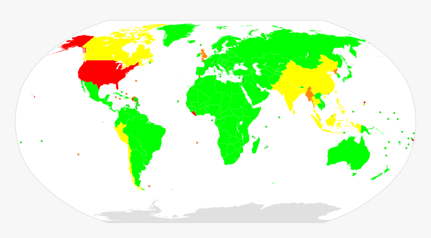 International Red Cross Members Map, HD Png Download