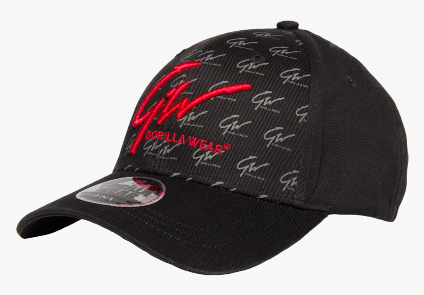 Julian Cap - Black/red - Gorilla Wear Julian Cap, HD Png Download