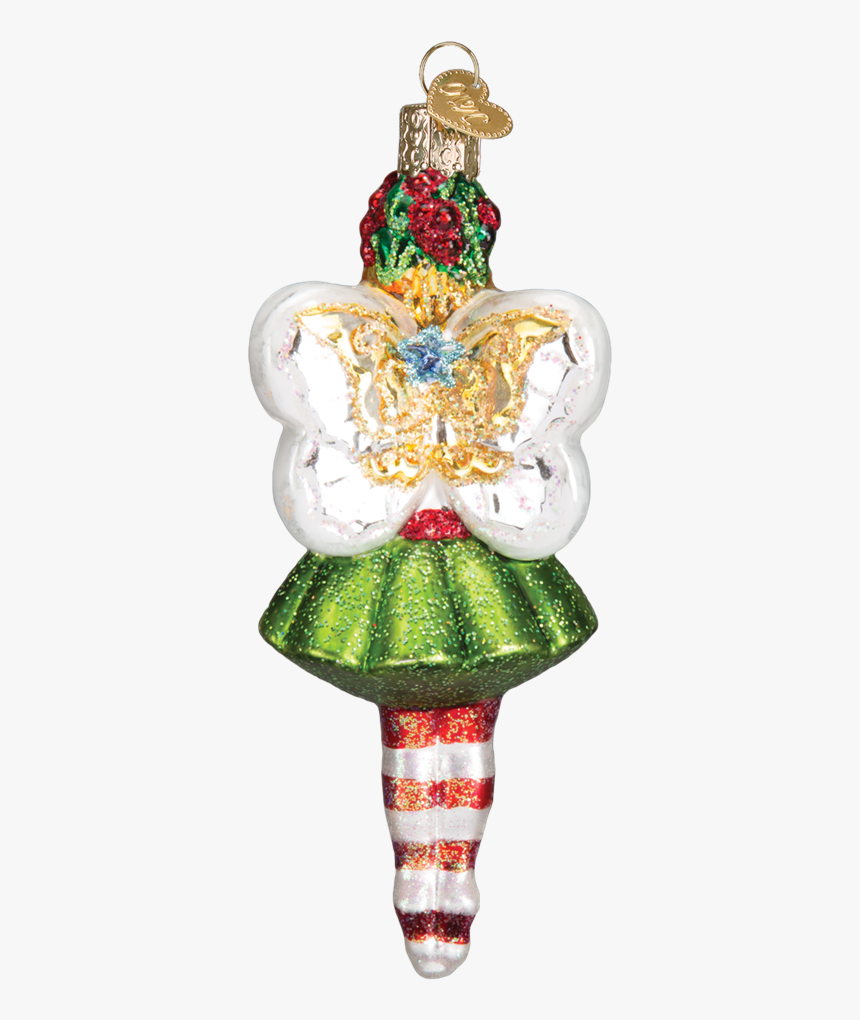 Old World Christmas Holly Fairy Glass Ornament - Christmas Ornament, HD Png Download