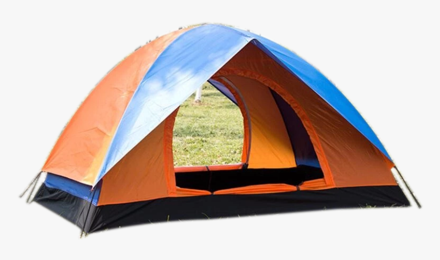 Double Layer Tent Camping Tent Family Out Door Tent - Camping, HD Png Download
