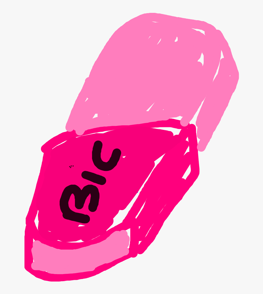 Pink Eraser Png, Transparent Png