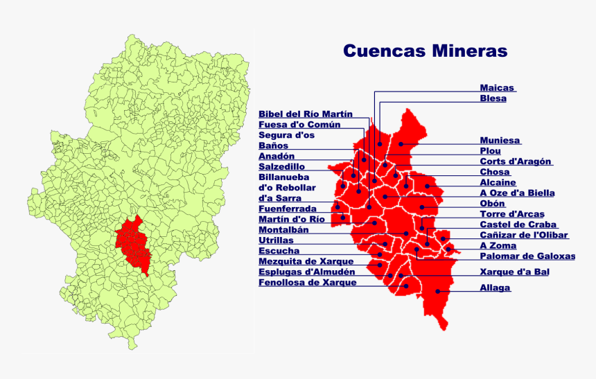 Cuencas Mineras-an - Aragon, HD Png Download