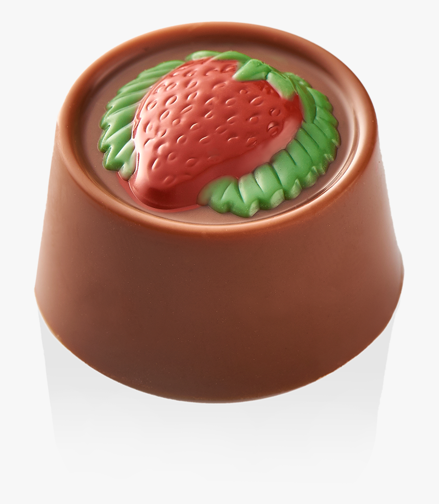 Cheese Cake Strawberry Biscuit Garni De Crème Et De - Honmei Choco, HD Png Download