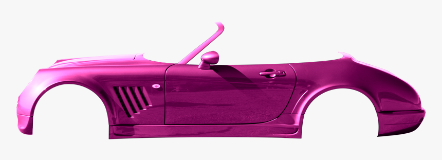 Pink Car Png, Transparent Png