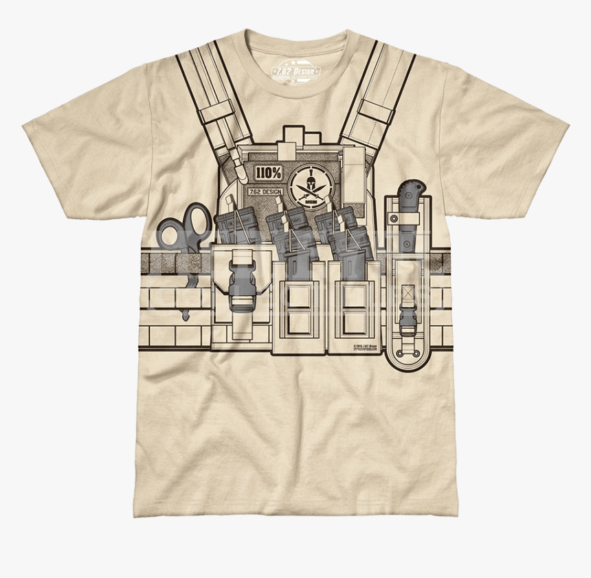 Tactical Vest T Shirt Clipart , Png Download - Plate Carrier Shirt Design, Transparent Png