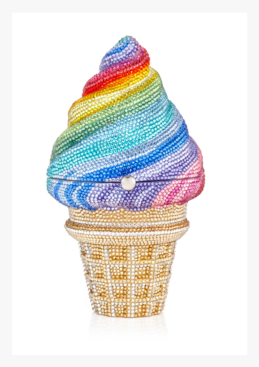 Ice Cream Cone Rainbow Judith Leiber, HD Png Download