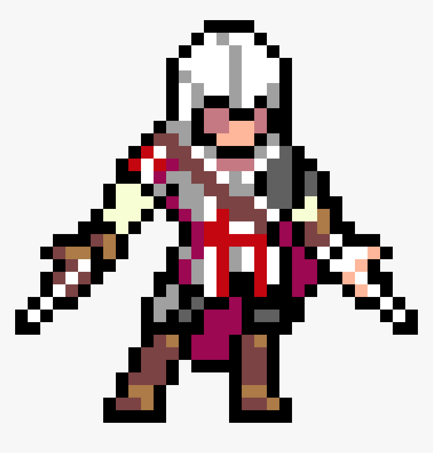 Ezio Pixel Art, HD Png Download