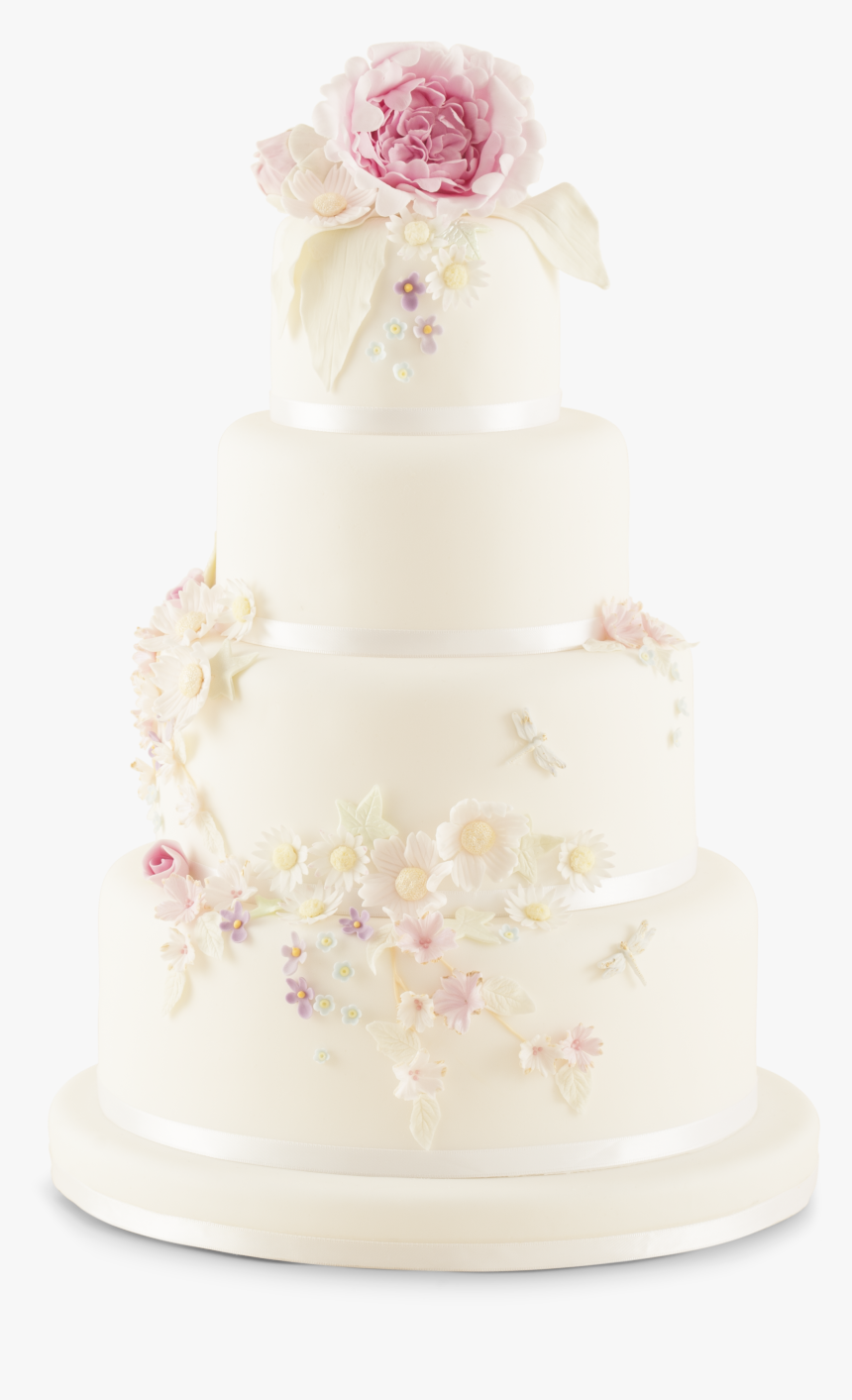 Enchanted Garden - Wedding Cake, HD Png Download