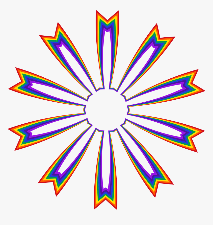 This Free Icons Png Design Of Rainbow Medal Clipart - Human Target, Transparent Png