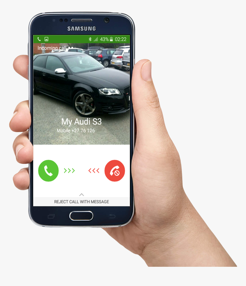 Car Anti-theft Device - Hand Holding Smartphone Png, Transparent Png