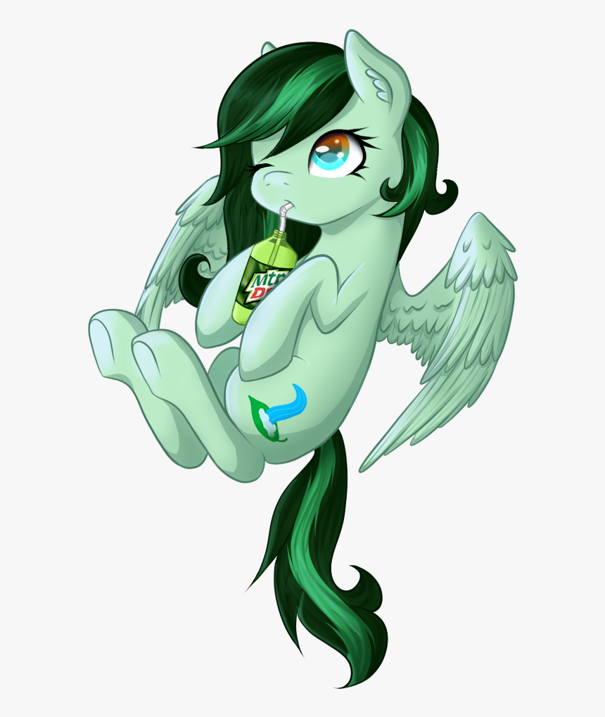 Feaniethemeanie, Female, Mare, Mountain Dew, Oc, Oc - Cartoon, HD Png Download