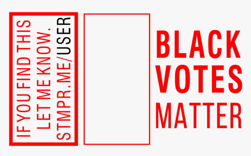 Black Votes Matter Guru Stamp - Chloe Black, HD Png Download