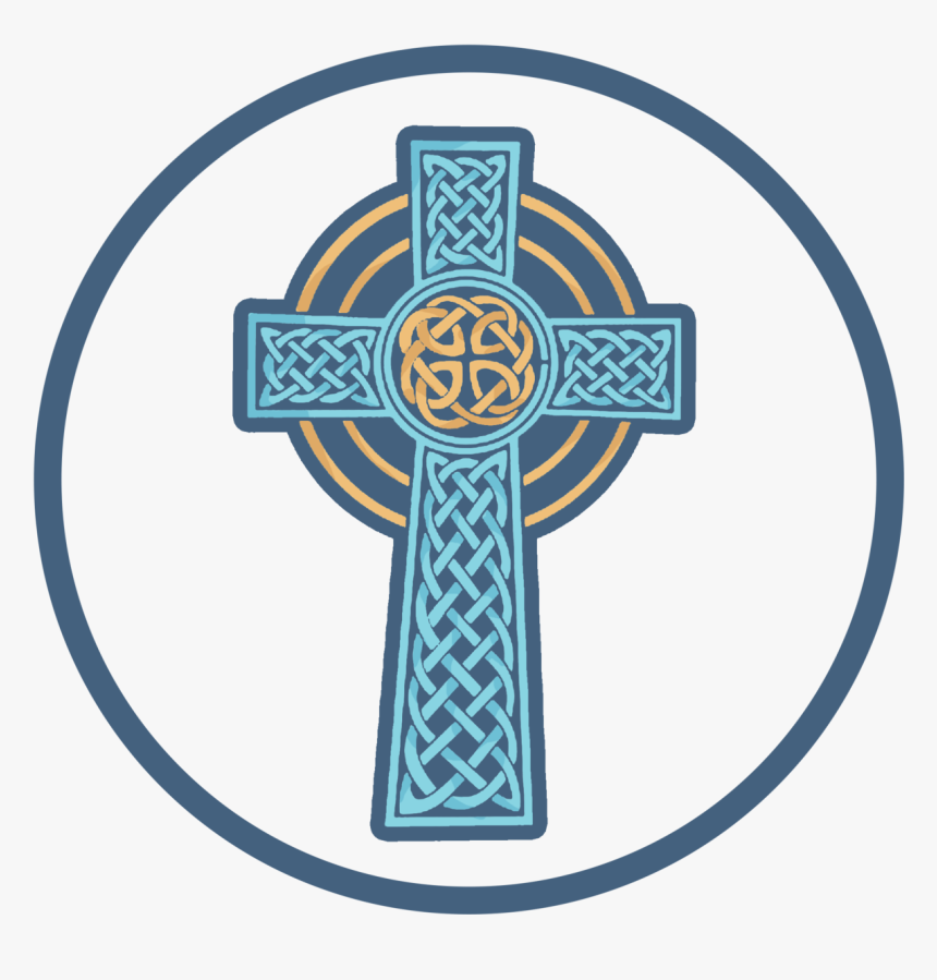 Decal Guru Celtic Knot Cross Wall Decal, Black , Png - Transparent Celtic Cross Png, Png Download