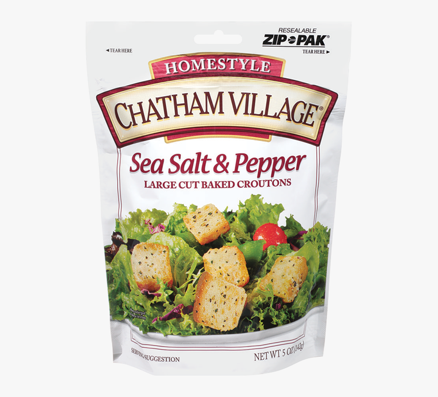 Chatham Village Sea Salt & Pepper Croutons - Chatham Village Croutons, HD Png Download