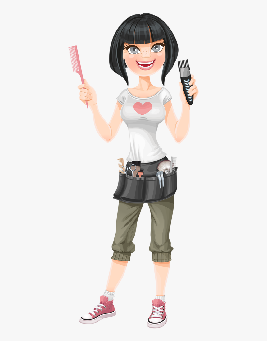 Imagenes De Caricatura De Estilistas, HD Png Download