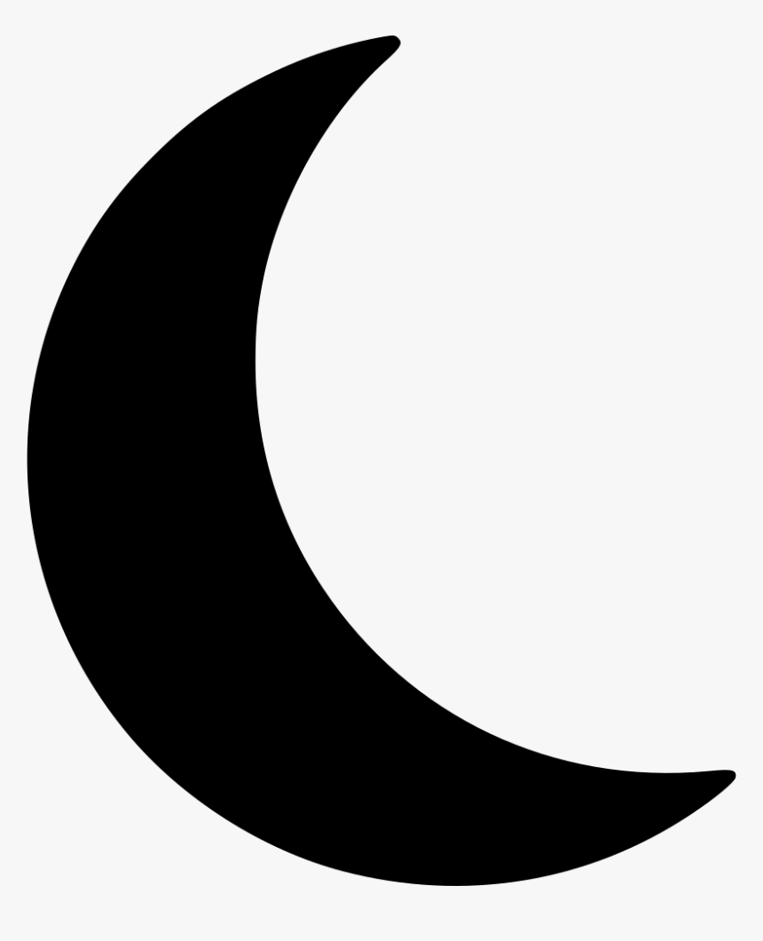 Moon - Silhouette Of The Moon, HD Png Download