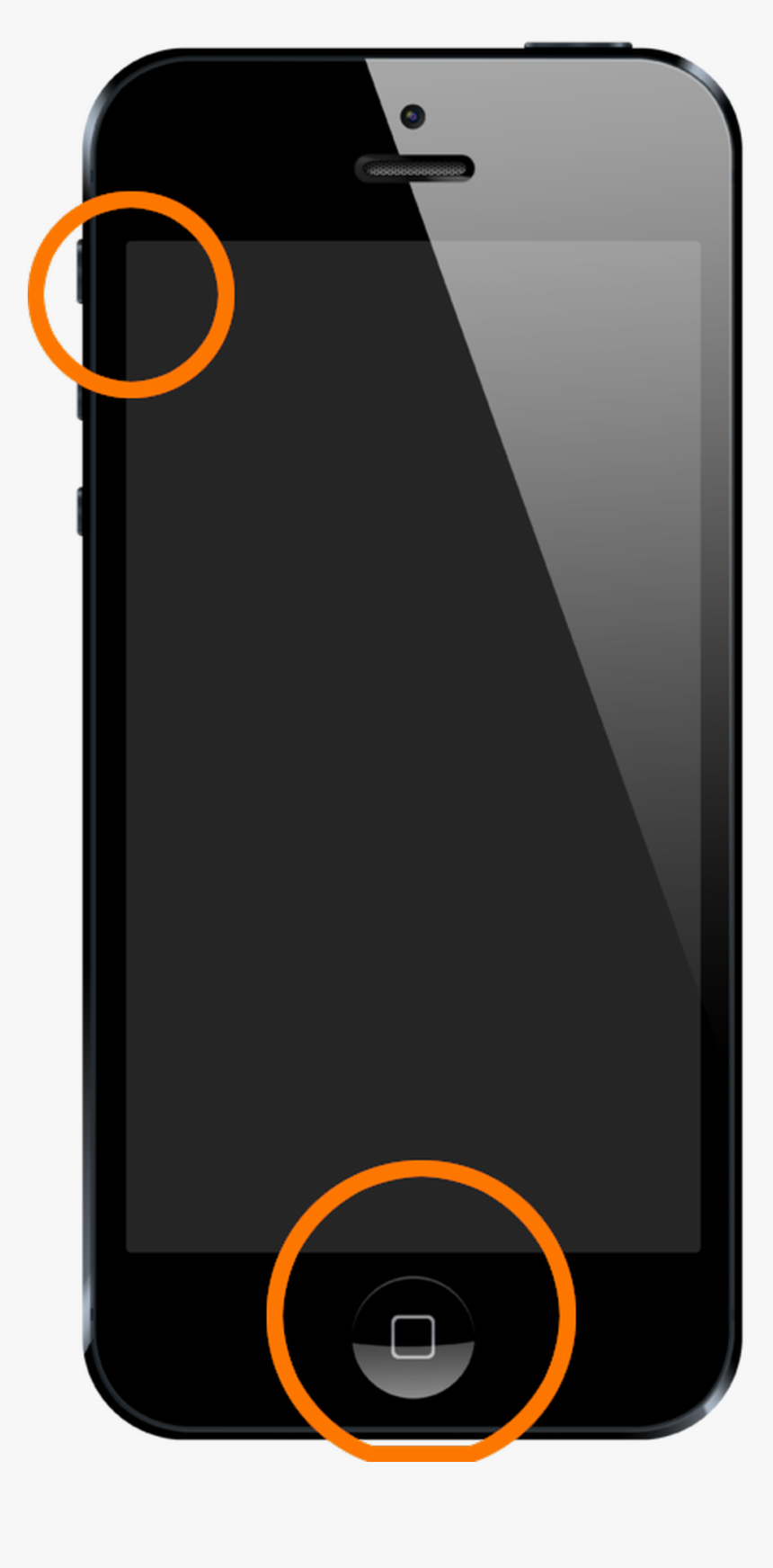 How To Force Restart Apple Iphone - Hindi Language App, HD Png Download