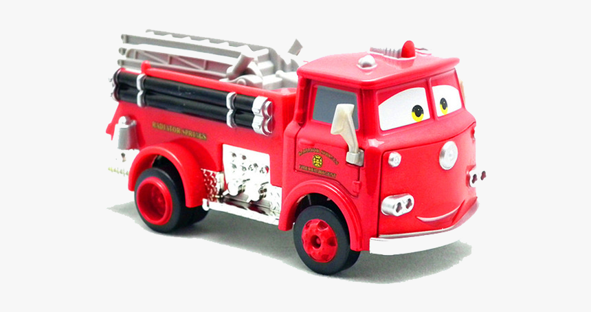 Fire Truck Transparent Free Png - Car Cartoon Fire Truck, Png Download
