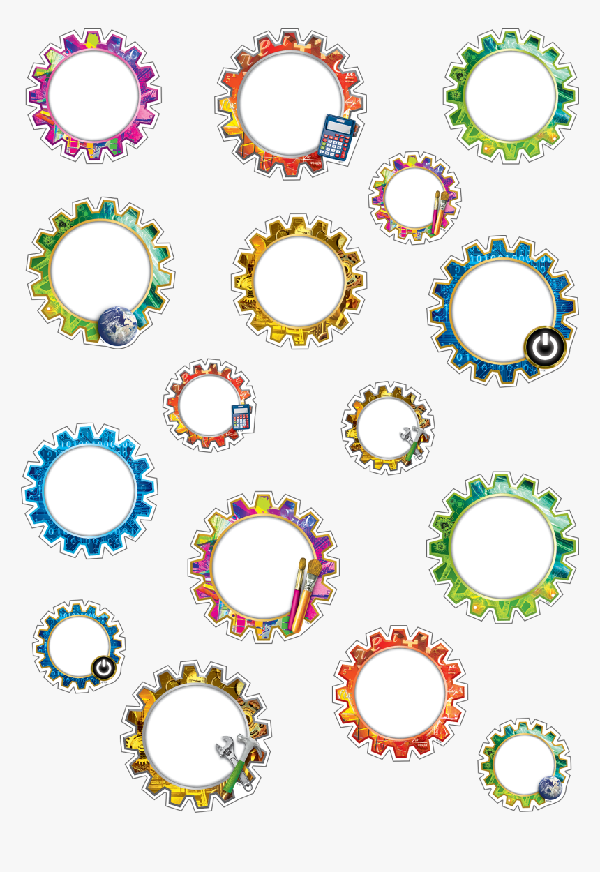 Steam Gears Accents - Circle, HD Png Download