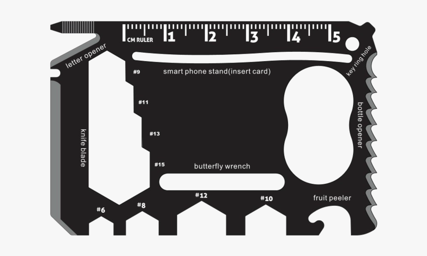 Custom Branded Card Multi Tool, HD Png Download