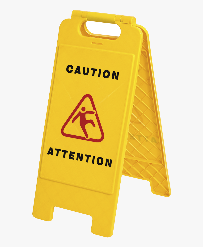 Sign Caution Wet Floor, HD Png Download