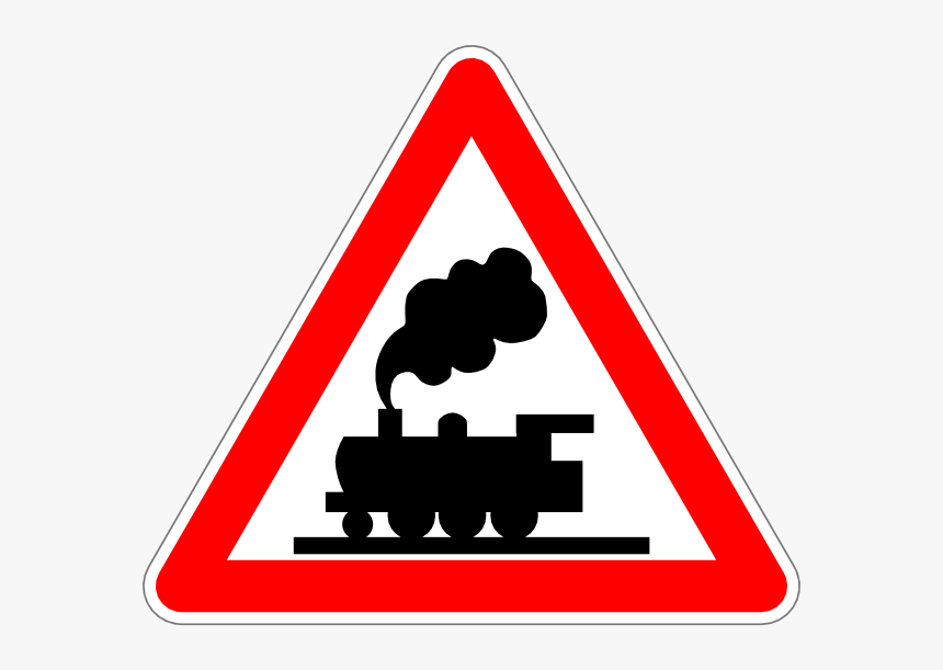 Railroad Crossing Sign Clipart, HD Png Download