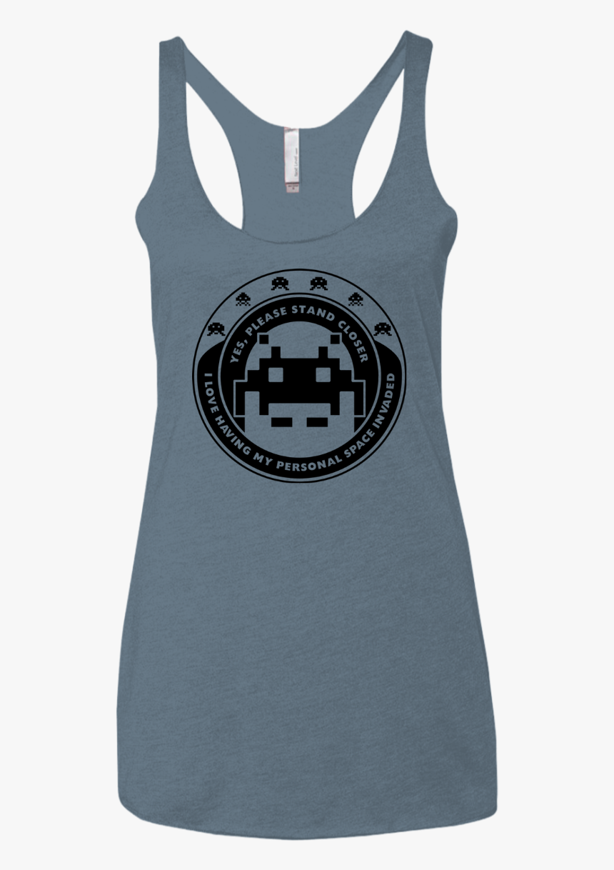 Personal Space Invader Women S Triblend Racerback Tank - Clothing, HD Png Download