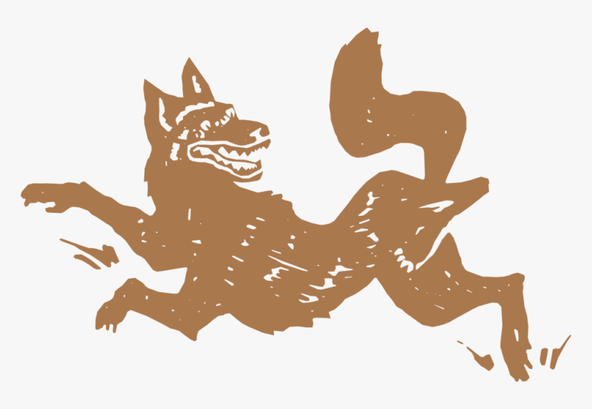 Stray Wild Wolf - Illustration, HD Png Download