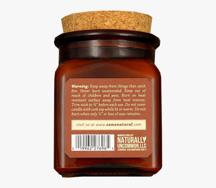 Sam S Natural Soy Candle - Chocolate, HD Png Download