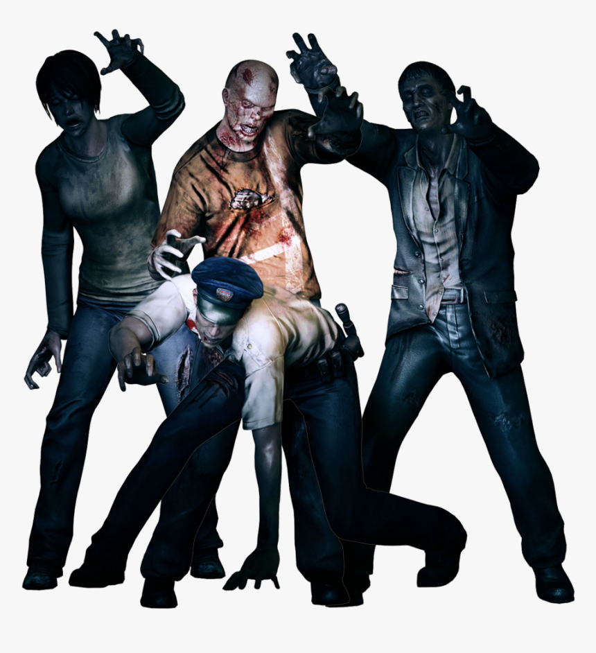 Download Zombie Png Clipart - Resident Evil Zombie Art Print, Transparent Png