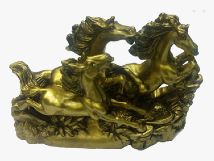 Feng Shui Running Horses - Statue, HD Png Download