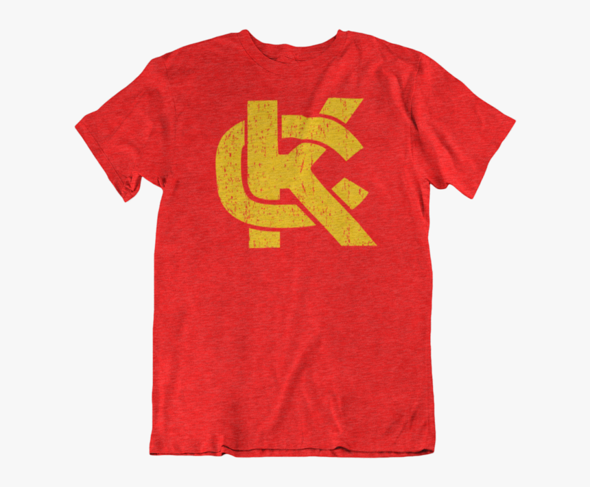 Kc Logo - Red/gold - T-shirt, HD Png Download
