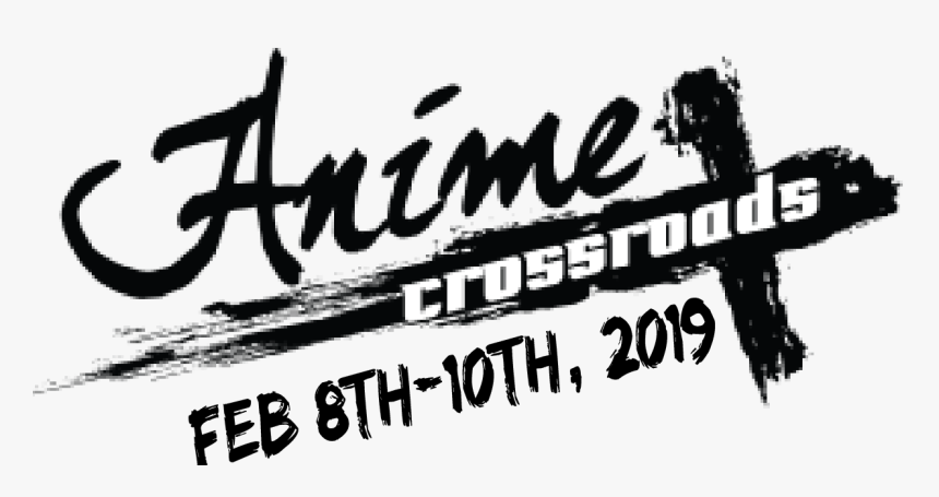 Anime Black And White Logo , Png Download - Anime Crossroads Logo, Transparent Png