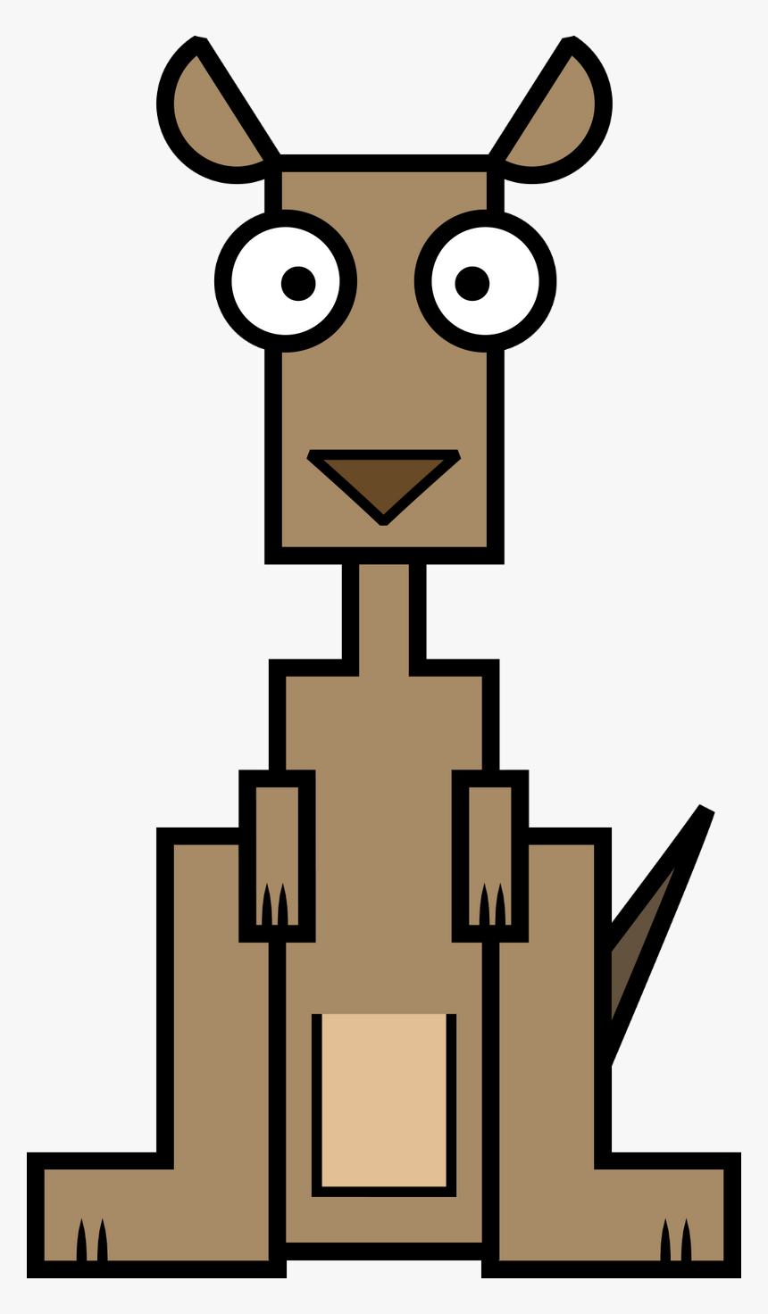 Squared Animal Icon Set [png] - Canguro Pixel, Transparent Png