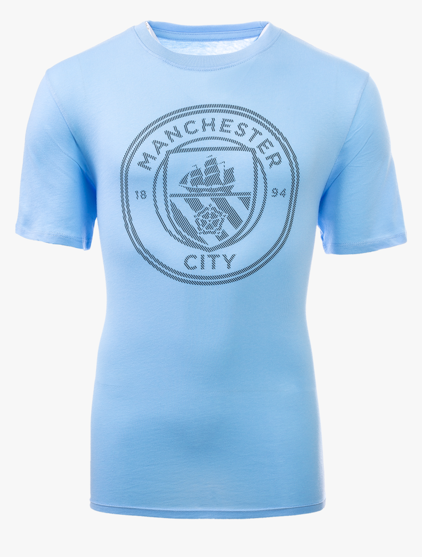 Manchester City Fa17 Crest T-shirt - Manchester City, HD Png Download
