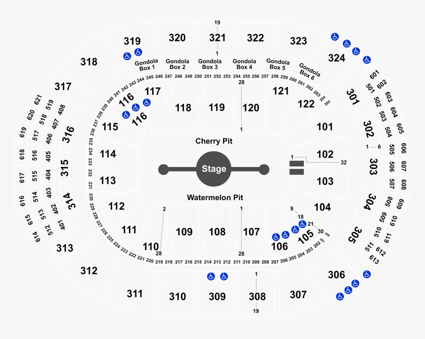 Scotiabank Arena Seating Harry Styles, HD Png Download
