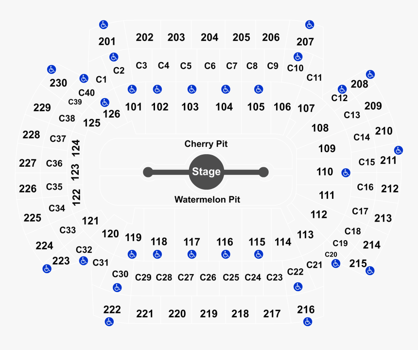 Xcel Energy Dude Perfect Seating Chart, HD Png Download
