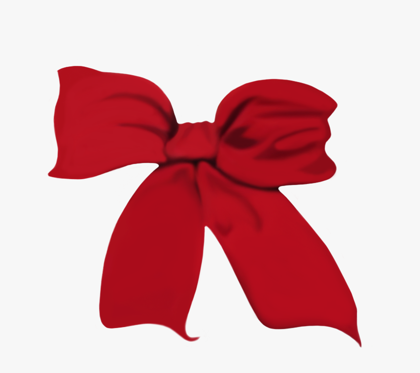 Red Christmas Bow Png, Transparent Png