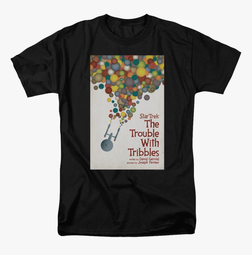 Trouble With Tribbles Star Trek T-shirt - Star Trek Episoden Poster, HD Png Download