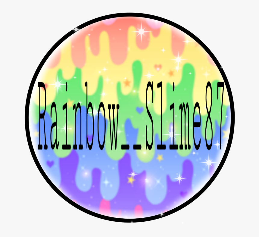 #new Slime Logo For Instagram Follow My Slime Agoumt - Circle, HD Png Download
