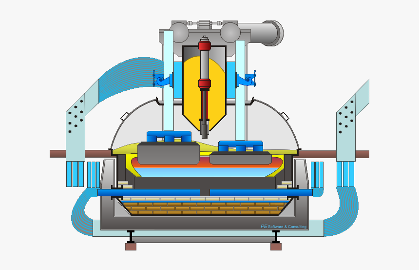 Busbars Gesamt - Hall Heroult Cell, HD Png Download
