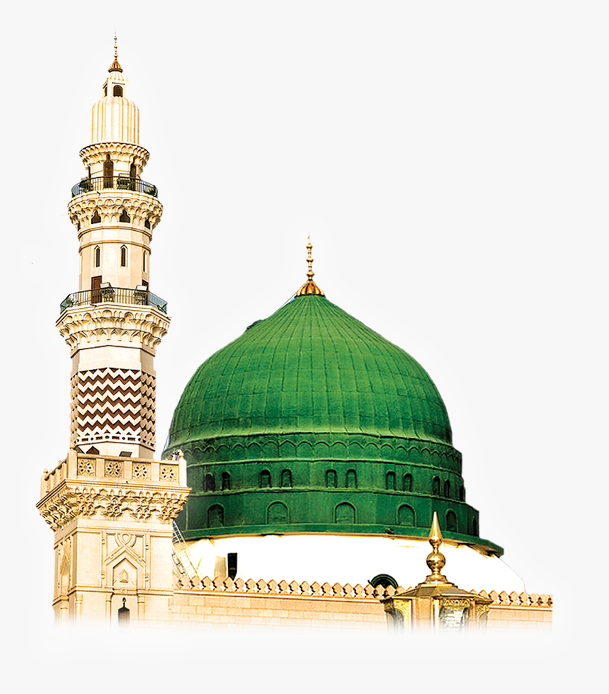 Green Dome Masjid Nabawi, HD Png Download