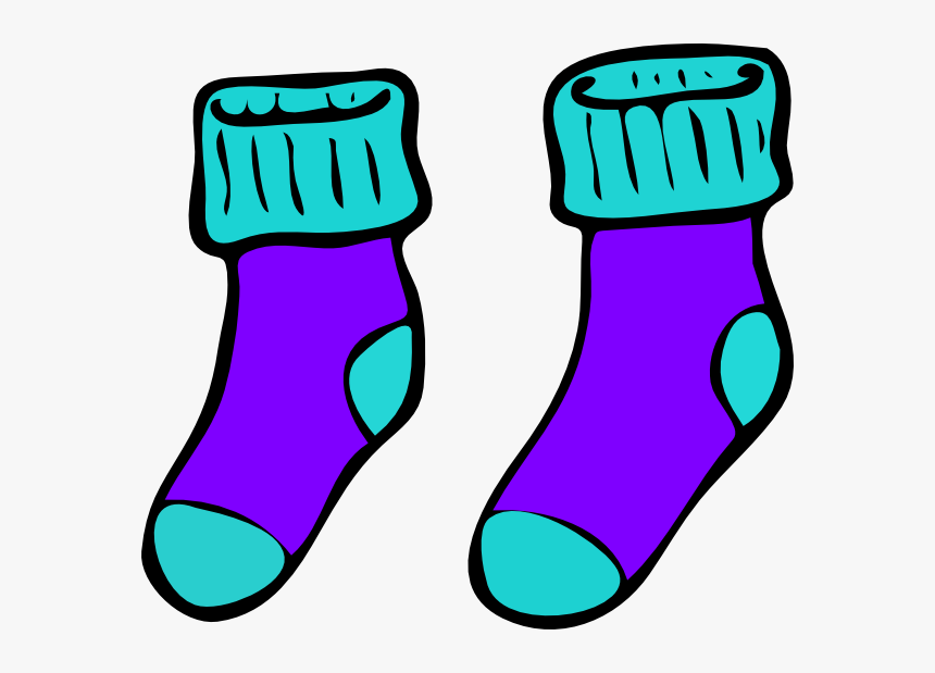Socks Clipart Picture Svg Transparent Stock Free Socks - Socks Clipart, HD Png Download