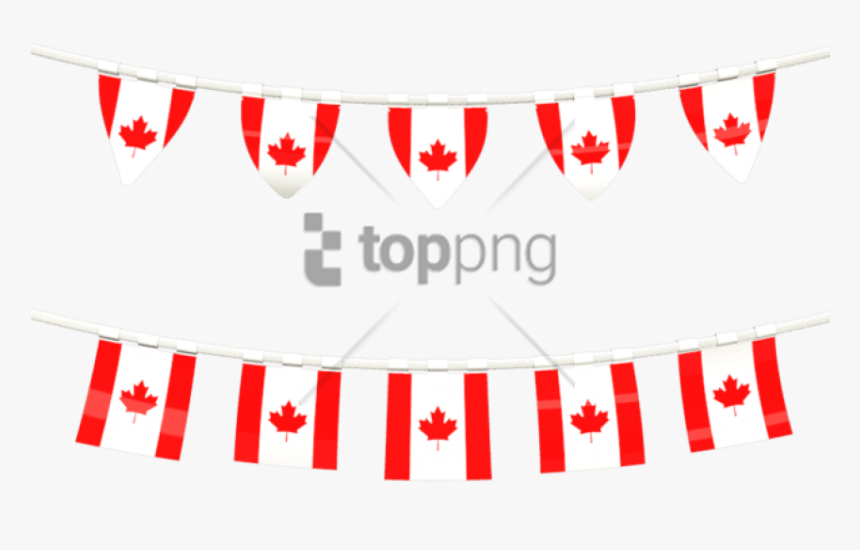 Free Png Canada Flag Banner Png Image With Transparent - Canada Flag Banner Png, Png Download