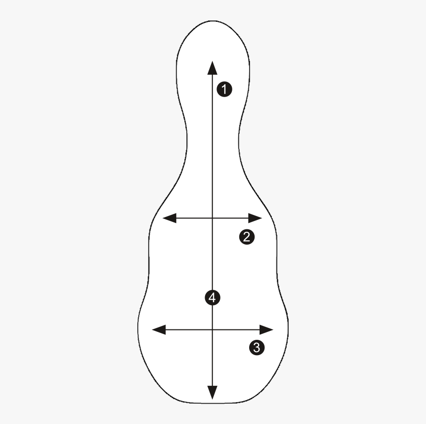 Double Bass Flightcase Inner Dimensions - Violin, HD Png Download